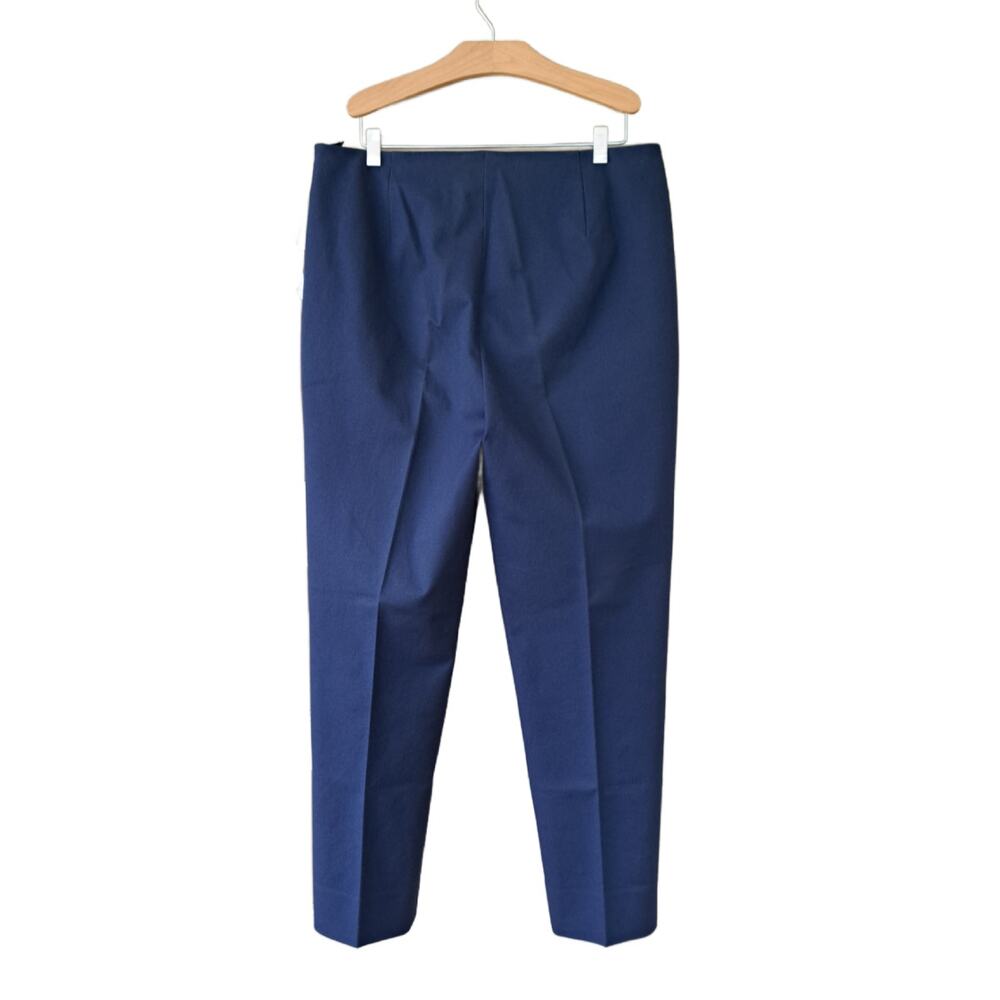 LAFAYETTE 148 Jodhpur Cloth Cropped Pants Size 10 Ink Blue MSRP $489 - Picture 11 of 13